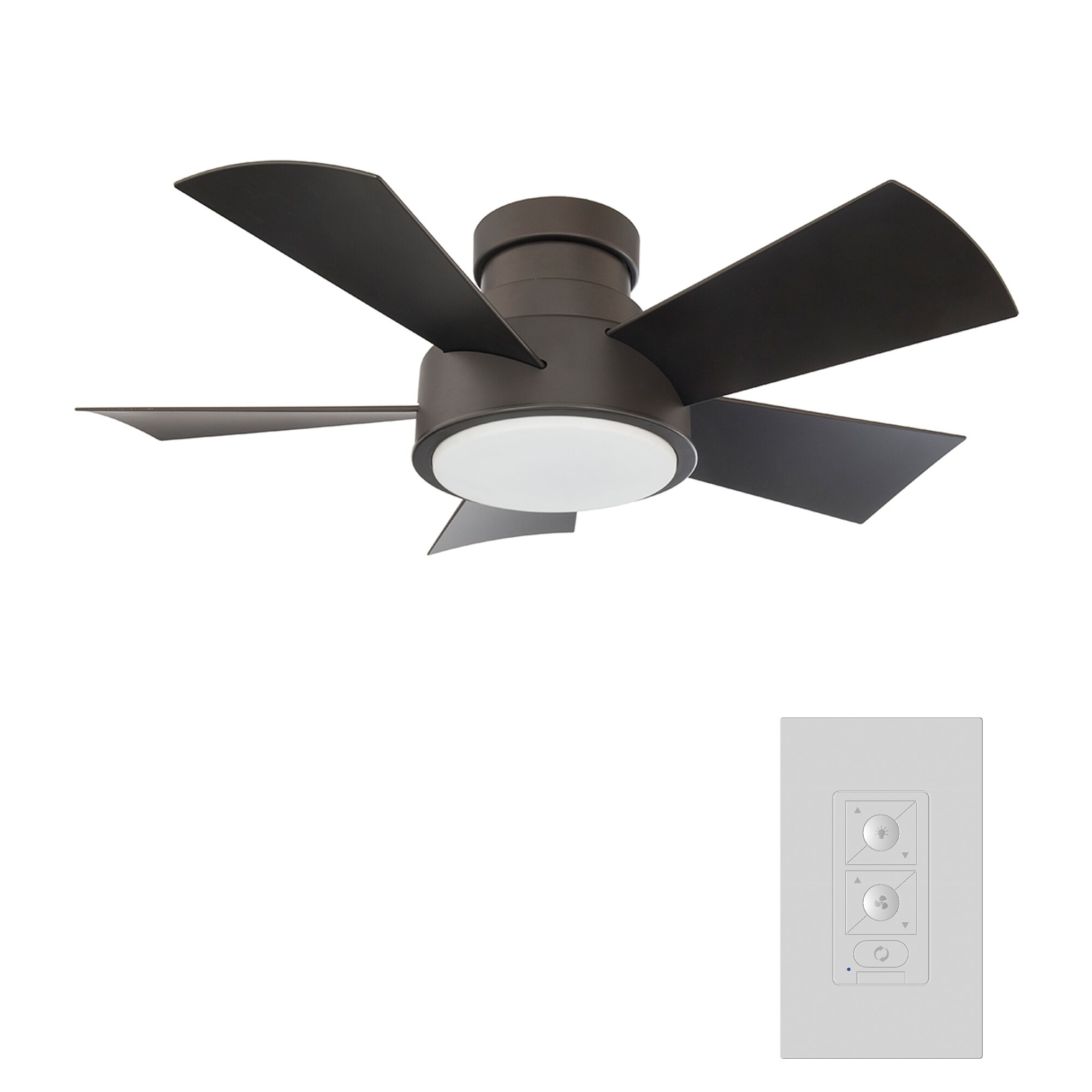 Outdoor Smart Flush Mount Ceiling Fan 