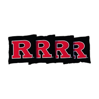 Rutgers Scarlet Knights Black Cornhole Bags