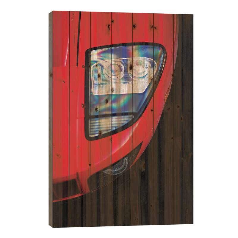 Ford GT 2005 Print On Wood by Mark Rogan - Multi-Color - 26x18x1.5