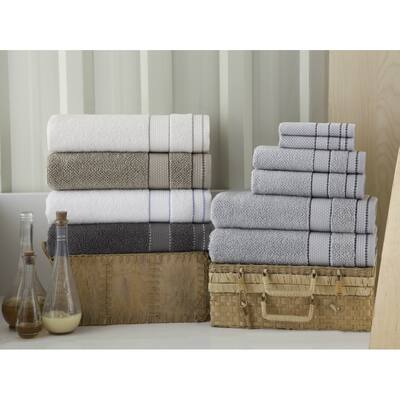 Monroe Turkish Cotton 4 pcs Hand Towels - 16'x28' Hand towels