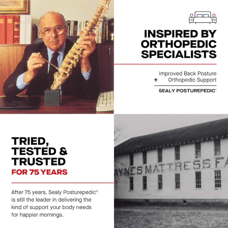 Sealy Posturepedic® Plus Glenshaw 13" Soft Tight Top Hybrid Mattress