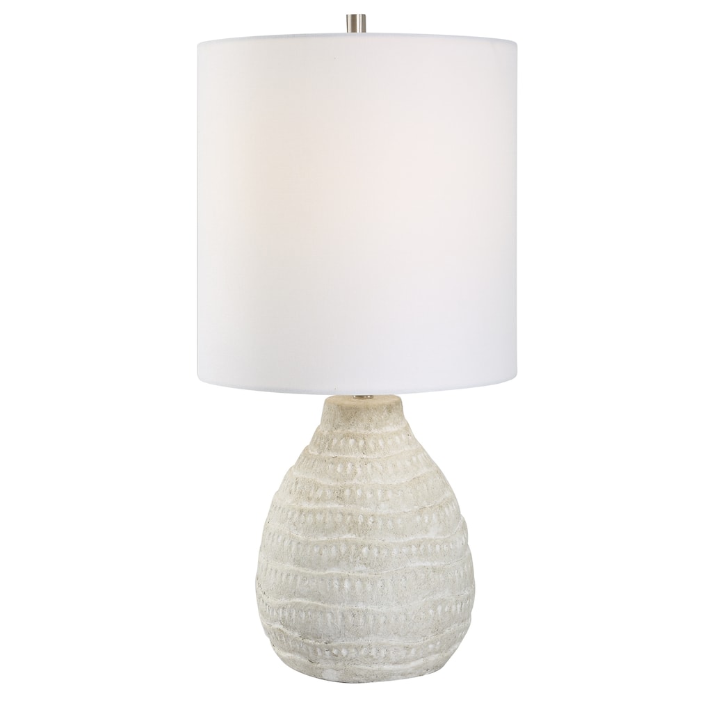 Porcelain Ceramic Table Lamp - 12"D x 12"W x 23.75"H