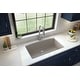 preview thumbnail 41 of 65, Karran Undermount Quartz 32 in. Single Bowl Kitchen Sink Kit
