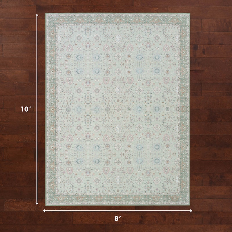 Laura Ashley Imagine Printed Chenille Washable Non-Slip Rugs
