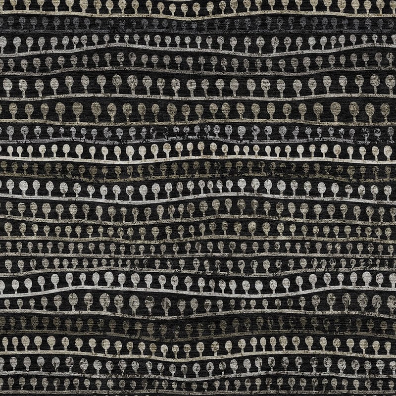 HomeRoots Striped Transitional Rectangle Outdoor Rug