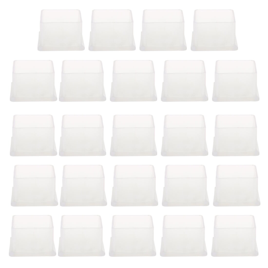 Shop Clear Pvc Chair Leg Caps End Tip Feet Cover Furniture Glide Floor Protector 24pcs 1 X 1 25x25mm Inner Size Scratch On Sale Overstock 28955087