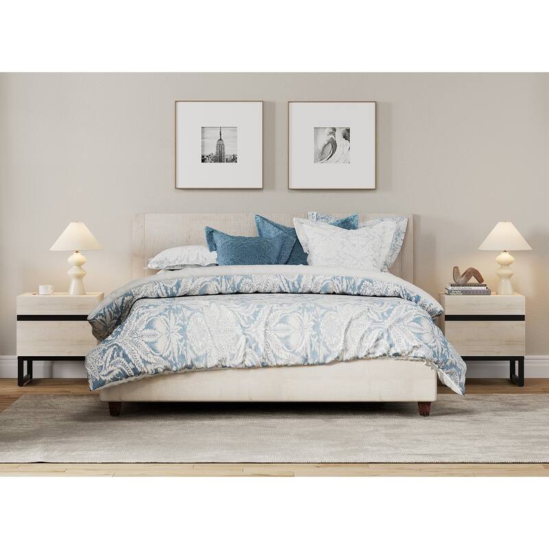 3-Piece Bedroom Furniture Set,Dresser &Chest With 12 Drawers, 2 Nightstand for Bedroom, Bedroom Furniture Set