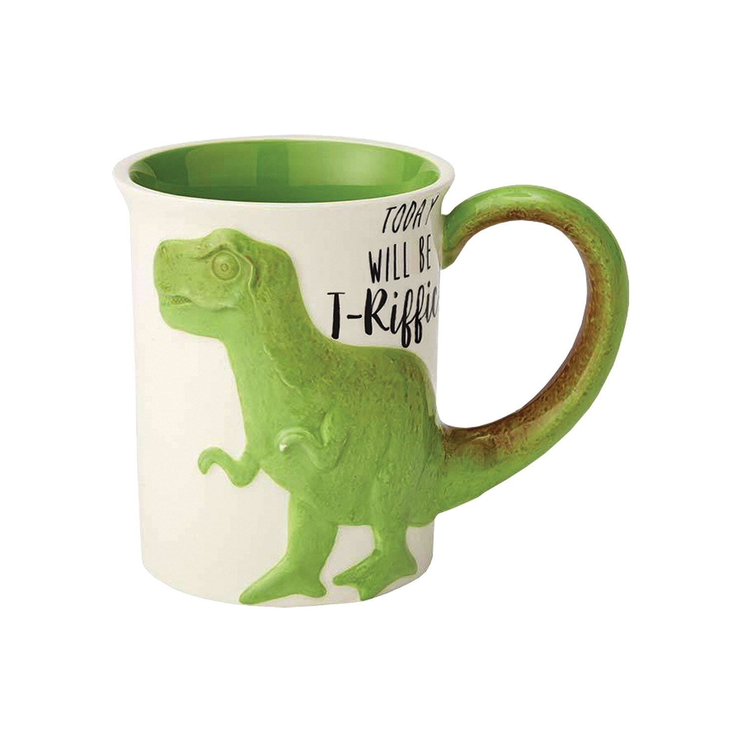 T Rex Coffee Mug 16 Ounces Sculpted Tail Handle Dinosaur Tyrannosaurus Overstock 19760157 Great savings & free delivery / collection on many items. t rex coffee mug 16 ounces sculpted tail handle dinosaur tyrannosaurus
