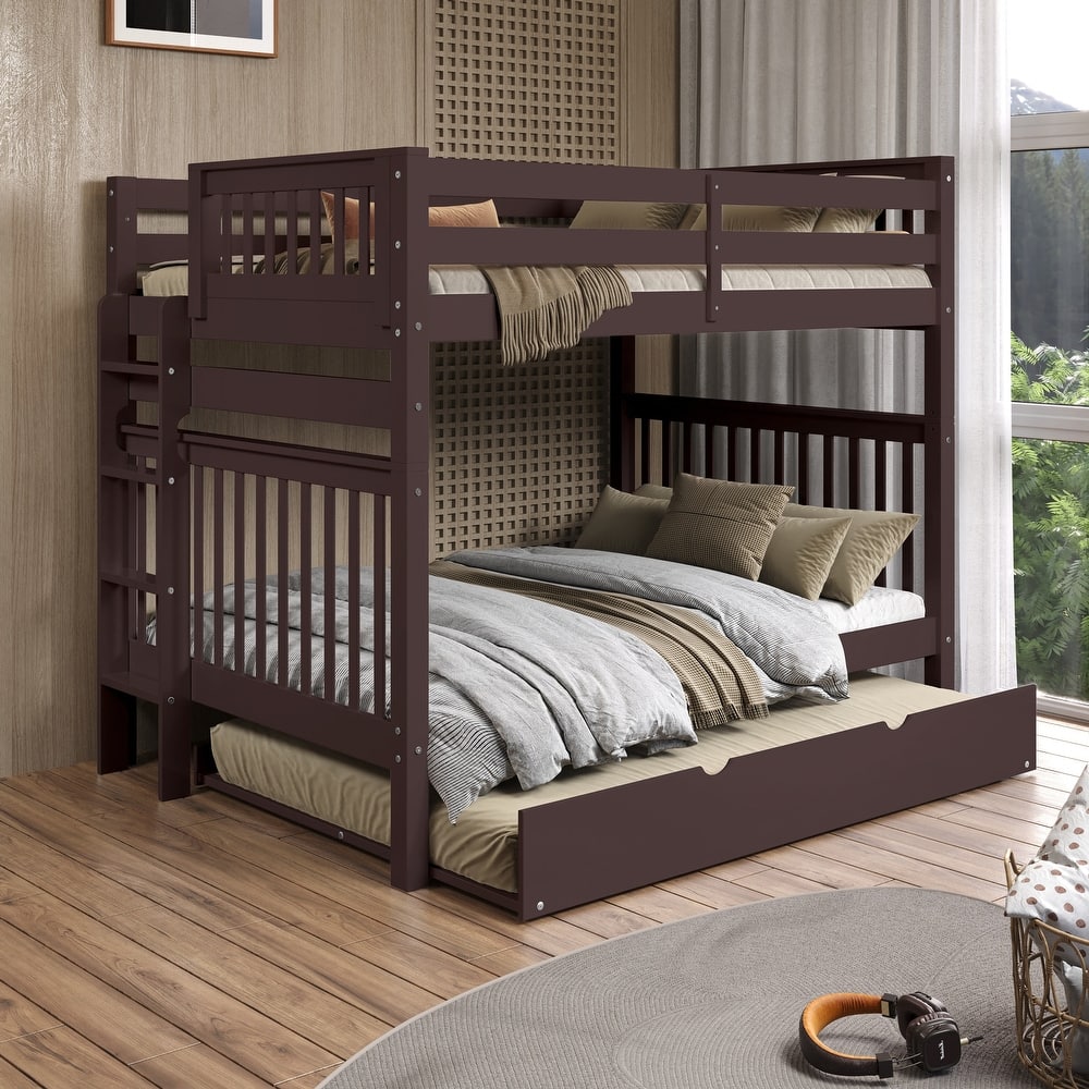Taylor & Olive Trillium Full over Full Bunk Bed, Full Trundle