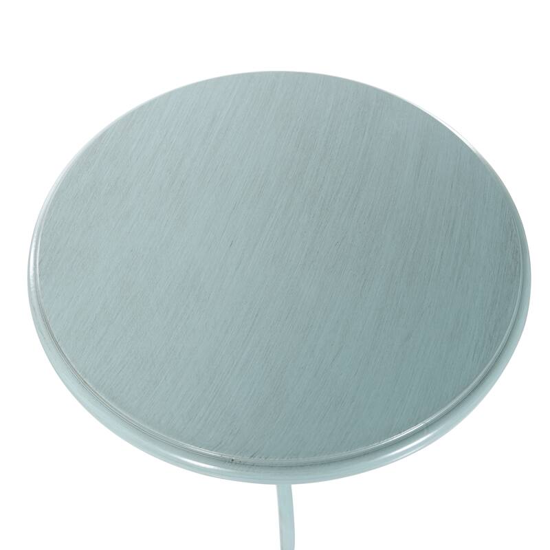 StyleCraft Harbor Breeze Round Pedestal Side Table