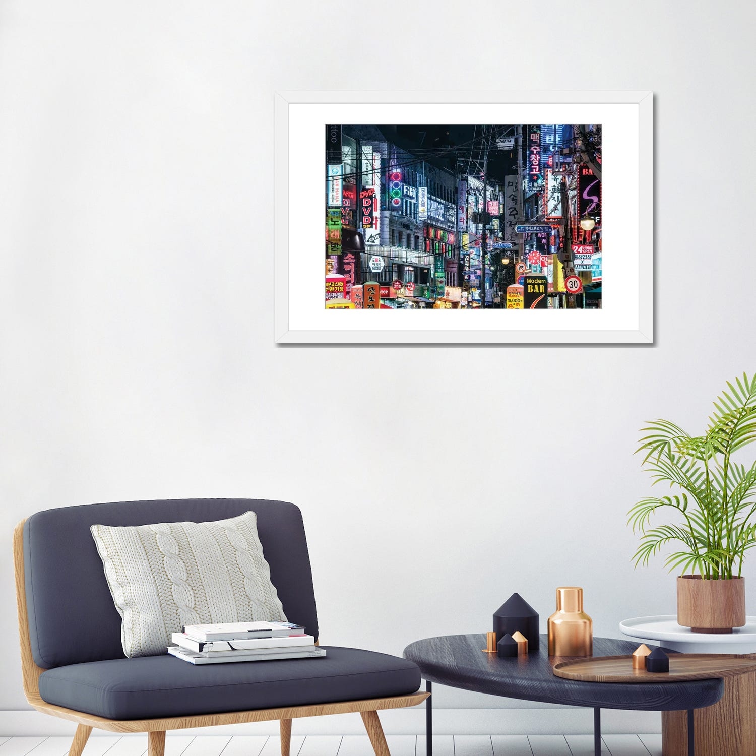 最も信頼できる in Stupell 30-in Industries 20-in Neon Lights in Print Tokyo the  Japan Abstract Canvas GreatBigCanvas Wall Art， 24 H on x Canvas W 30， Mul x 