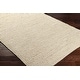 preview thumbnail 18 of 20, Dawley Handmade Solid Neutral Wool Area Rug