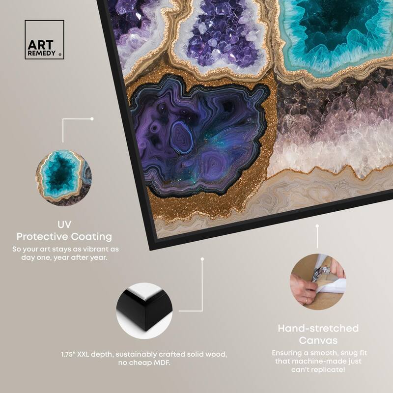 Mineral Multiverse Canvas by Art Remedy