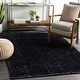 preview thumbnail 3 of 25, Eldon Hand Tufted Solid Area Rug 2'6" x 8' Runner - Black