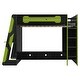 preview thumbnail 19 of 45, Full Size Esports Gaming Loft Bed Wood Frame Loft Bed with All-in-one Work Play Desk, Bookcase and RGB Ambient Light