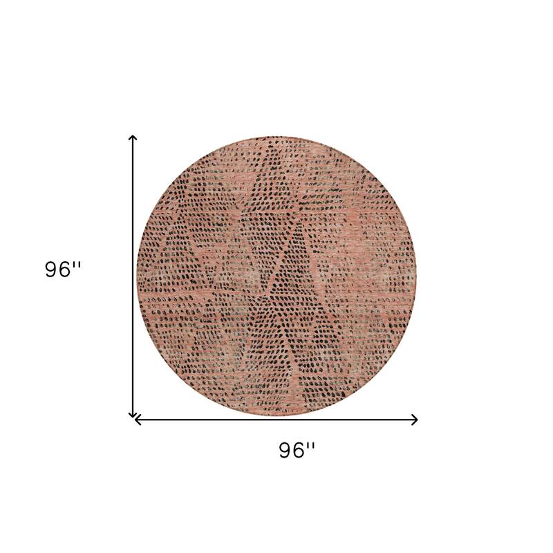 HomeRoots Geometric Transitional Rectangle Outdoor Rug