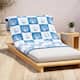 Option Blue / White Checkered Seashell