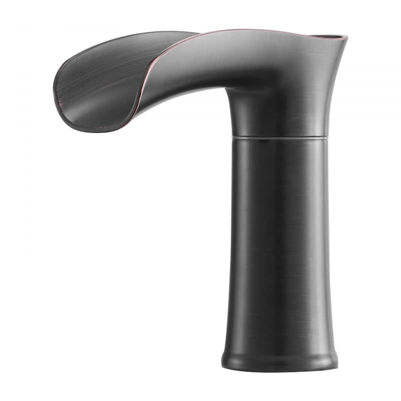 Oil-Rubbed Bronze Deck Mount Roman Tub Faucet with Dual-Handle and High-Flow 2.38 GPM - 6.30” x 2.24” x 8.86”