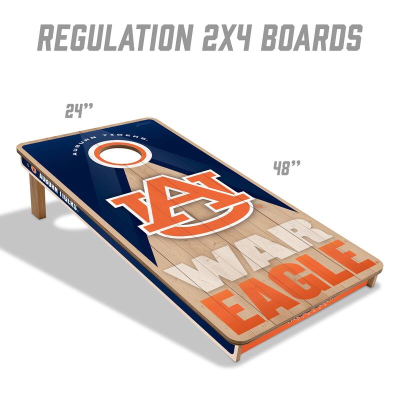 Auburn Tigers NCAA 2x4 Professional Cornhole Board Set