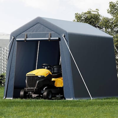 Outdoor Storage Shelter Shed Carport, Portable Garage for Motorcycle Bike