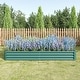 preview thumbnail 6 of 13, Rectangle Metal Raised Garden Bed for Flower,Planters, Vegetables,Herb Green