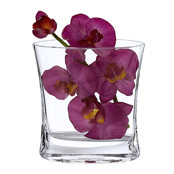 8 Mouth Blown Large Glass Pocket Vase 8 Mouth Blown Large Glass Pocket Vase