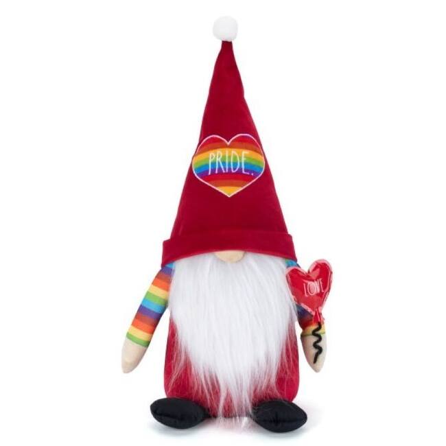 Rae Dunn Plush Gnome - LOVE/PRIDE - Valentine's Day - PRIDE