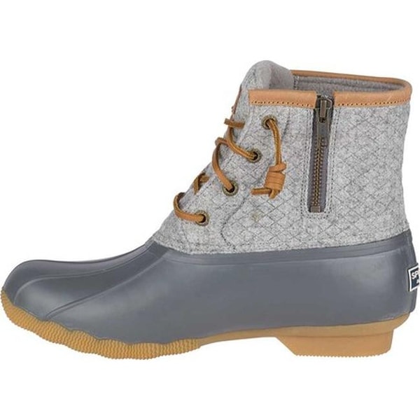 gray duck boots sperry