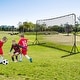preview thumbnail 13 of 19, 12 x 6 Feet Soccer Rebounder Net with All Weather Net Black