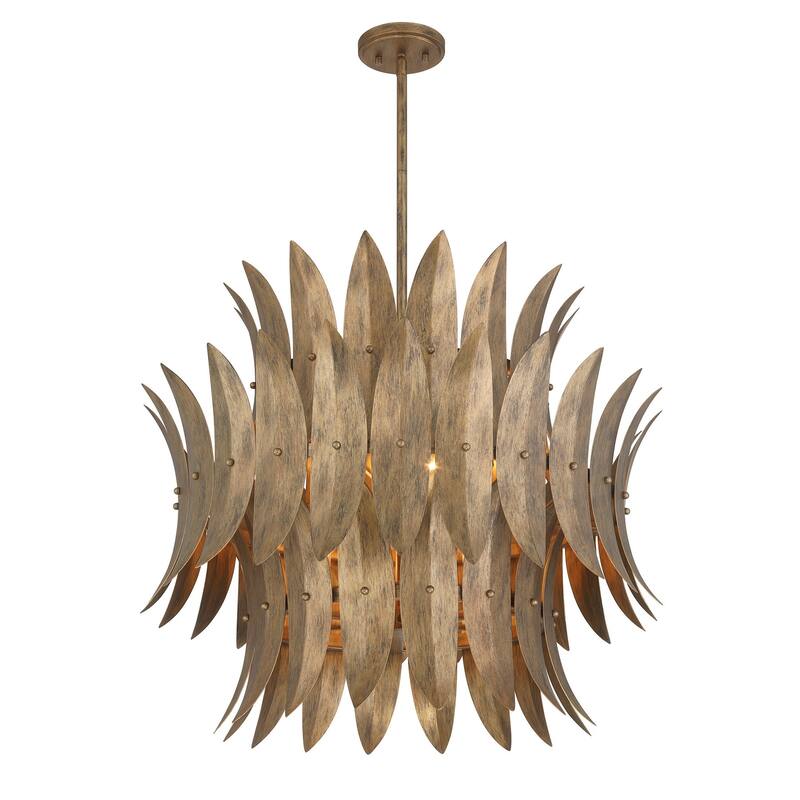 Savoy House 7-9055-6 Sanctuary 6 Light 28" Wide Abstract Chandelier