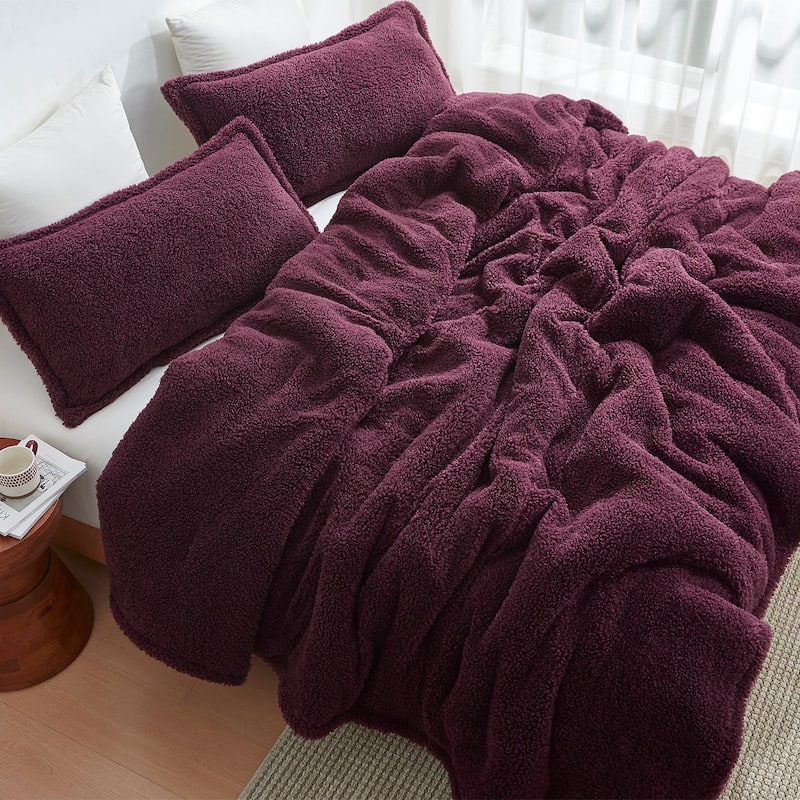 Unfluffin Believable - Coma Inducer® Oversized Comforter Set - Burgundy