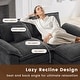 preview thumbnail 49 of 109, Modular Cloud Chenille Sectional Sofa with Ottomans, Deep Seat Convertible L-Shaped or U-Shaped Couch