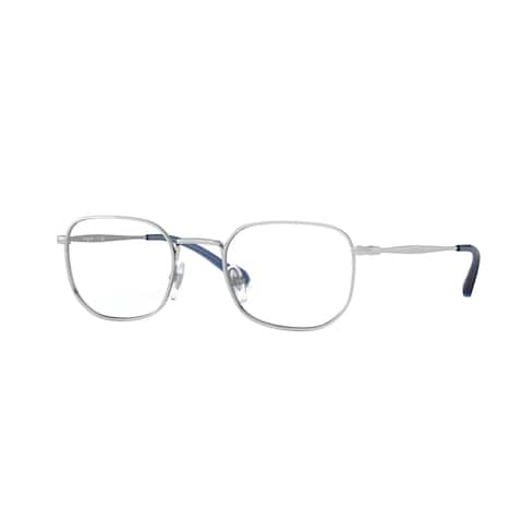 Vogue Silver Man Rectangle Eyeglasses