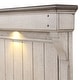 preview thumbnail 12 of 17, Roundhill Furniture Walcott 6-Piece Bedroom Set with Touch LED Lighting