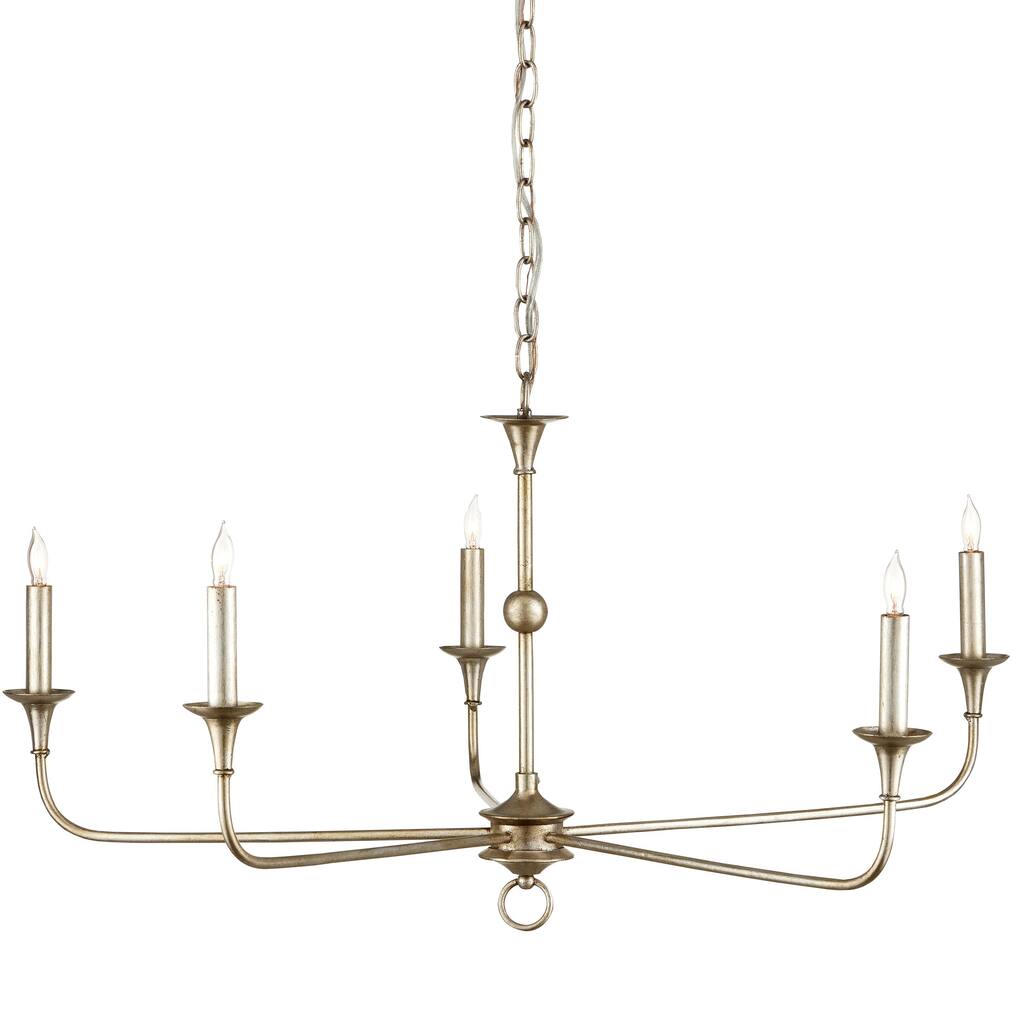 Currey & Company Nottaway Champagne Small Chandelier - 18.75"h x 36"dia