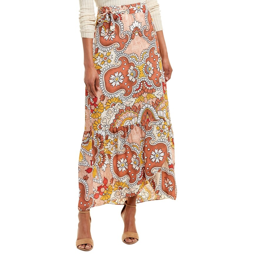 maxi wrap skirt