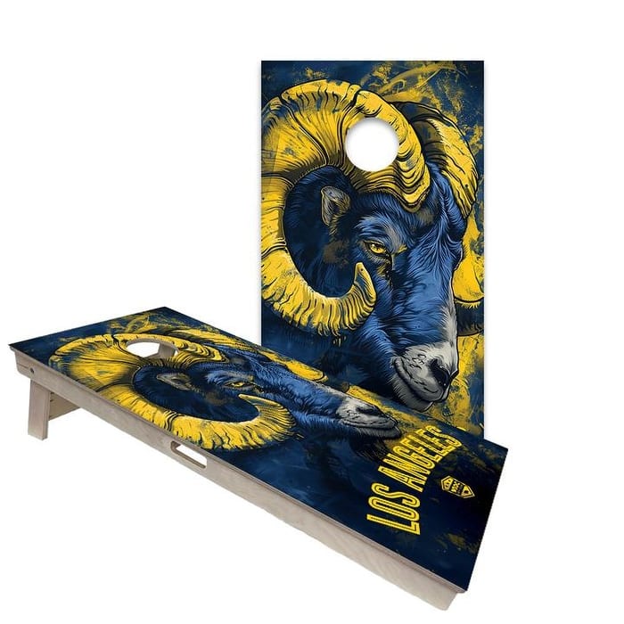 Los Angeles Rams Regulation 2x4 Cornhole Board Set