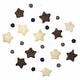 preview thumbnail 1 of 2, Stars Garland Baby Nursery Room Decor, Grey/Blue