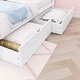 preview thumbnail 20 of 28, Max and Lily Full-Size Bed with Panel Headboard and Storage Drawers