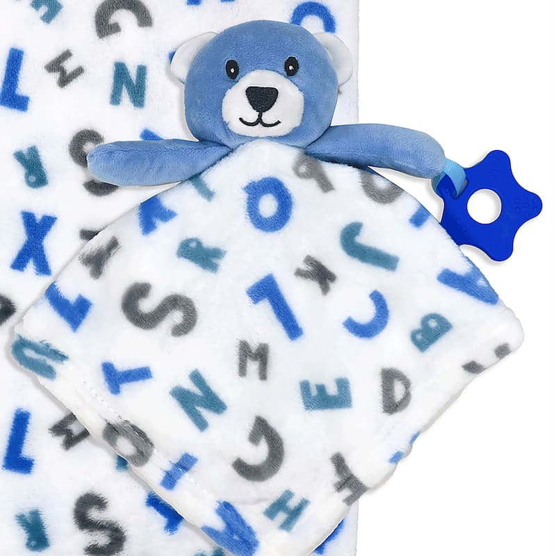 Baby Boys and Baby Girls Blanket and Matching Soothing Nunu