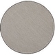 preview thumbnail 57 of 119, Nourison Courtyard Indoor/Outdoor Modern Geometric Area Rug 4' x Round - Ivory/Charcoal