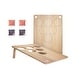 preview thumbnail 1 of 3, Modern Light Wood Cornhole Pong Game