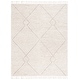 preview thumbnail 11 of 9, SAFAVIEH Handmade Casablanca Slavomira Moroccan Boho Rustic Wool Rug 6' x 9' - Beige - Rectangle