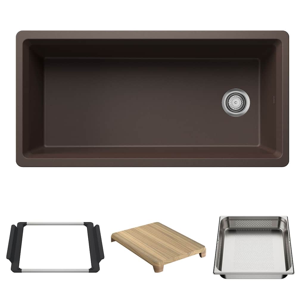 Blanco 443322 Inteos 39" Undermount Single Basin Granite Composite