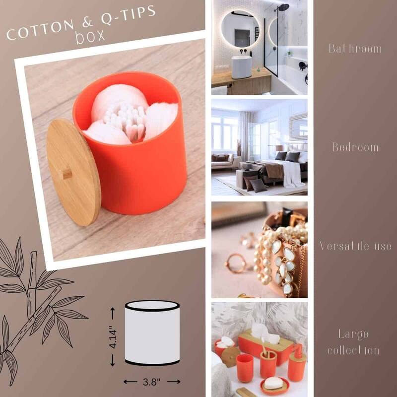 Padang Bathroom Accessories Set Bamboo
