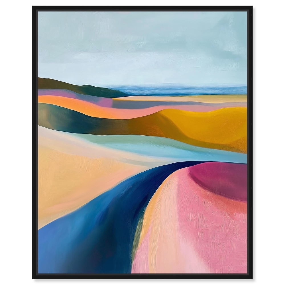 Colorful Dunes I Canvas by Art Remedy
