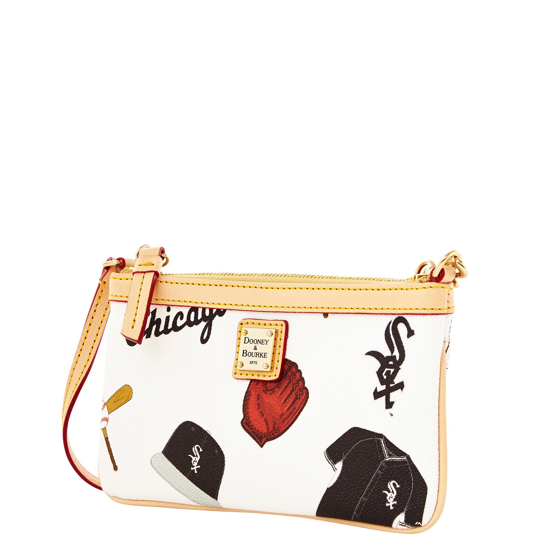 Shop Dooney & Bourke MLB Chicago White Sox Large Slim Wristlet (Introduced  by Dooney & Bourke at $88 in Feb 2014) - Overstock - 17684282