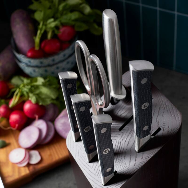 ZWILLING Spectrum 8-pc Knife Block Set - Ash