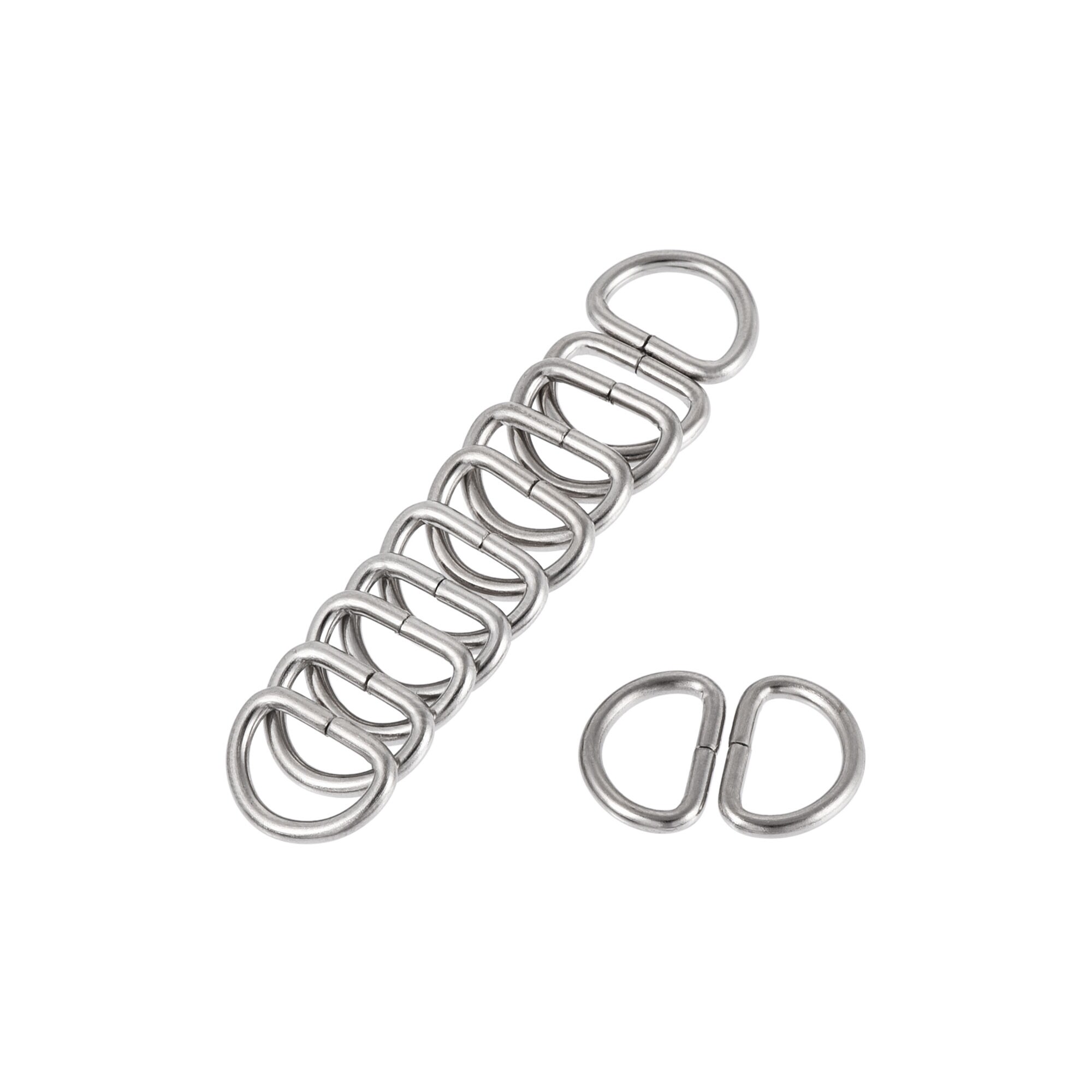 50Pcs Metal D Ring Buckle,for Hardware Bags Belts Craft Accessories - Bed  Bath & Beyond - 35485224