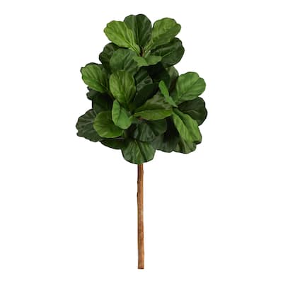 3.5' Fiddle Leaf Artificial Tree (No Pot) - 6"